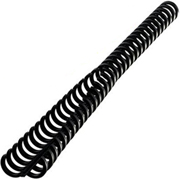 GBC CANUTILLO CLICKBIND  8mm 45H NEGRO 50-PACK 388019E